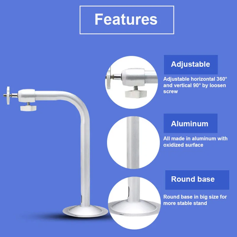 OwlCat высокое качество Потолочное Вертикальное Крепление изогнутый кронштейн для