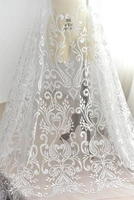 new french embroidery lace fabric border flower wedding dress diy sewing accessories vl121260