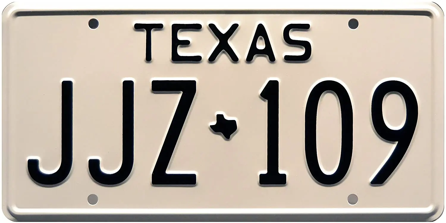 

Death Proof | Texas JJZ 109 | Металлический штампованный номерной знак