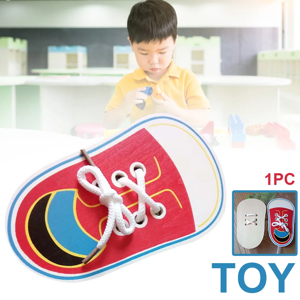 1 шт. нетоксичные шнурки для завязывания детские развивающие игрушки домашняя