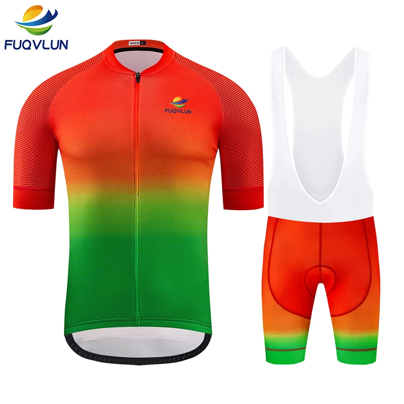 FUQVLUN 2019 Pro Велоспорт набор костюм для езды на горном велосипеде Майо Ropa Ciclismo