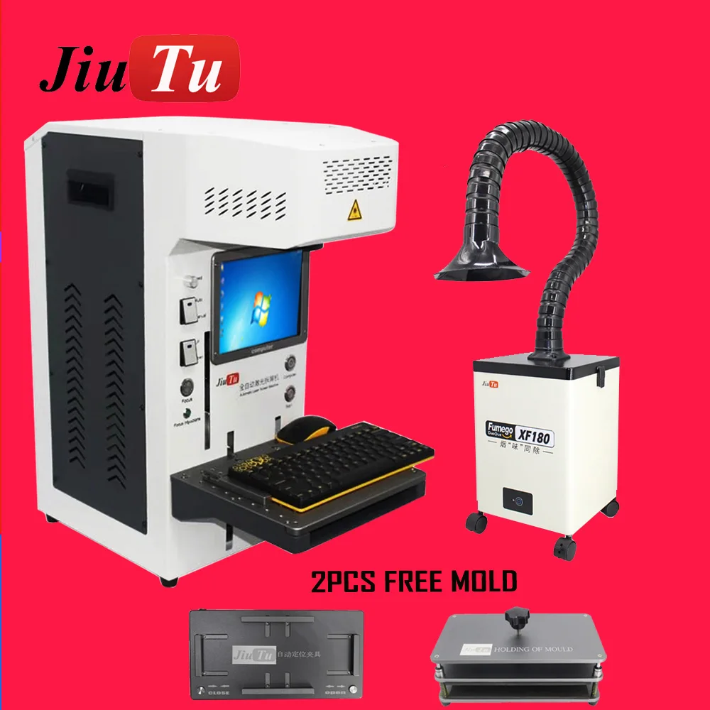 Портативная лазерная машина для удаления стекла с встроенным компьютером Jiutu