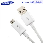 Оригинальный кабель Micro USB Samsung для S6, S7edge, 2A, быстрая передача данных, S7, S6edge, A5, A7, A8, A9, C5, J1, J2, J3, J5, J7, Note2, Note4, Note5, note edge