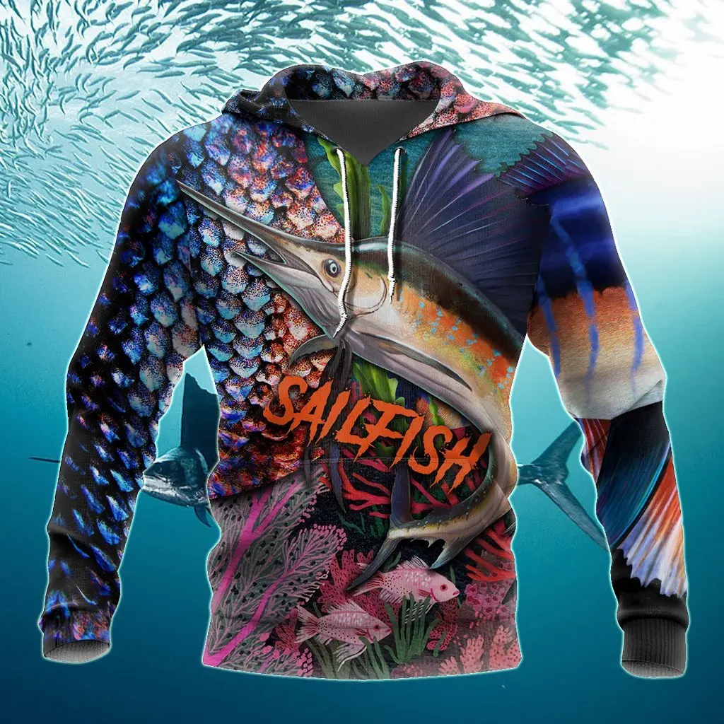 

2021 Men's Fashion Cool Hoodie Carp Fishing 3d Printed harajuku Sweatshirt Unisex Casual Pullover Hoodie Essential