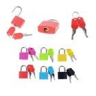 Маленький прочный стальной мини-замок, Дорожный чемодан замок для дневника с 2 ключами, Прямая поставка