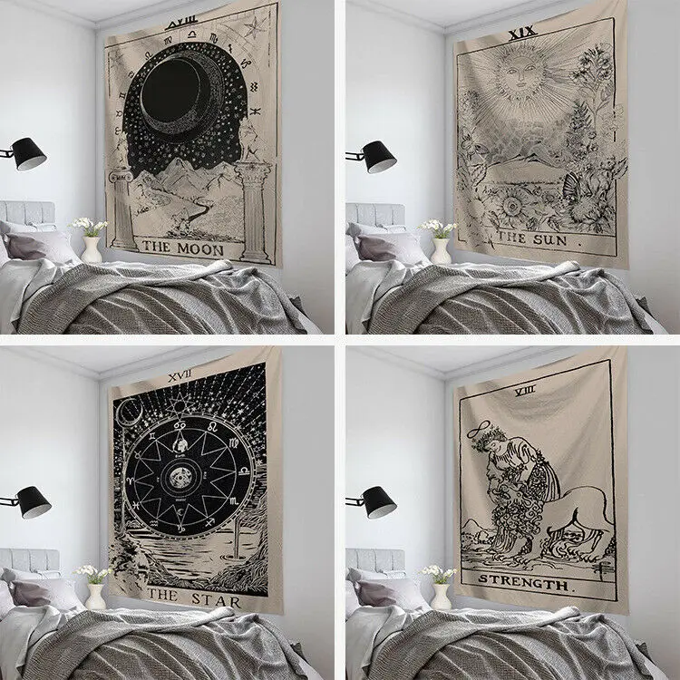 Новый гобелен farrot95x73см с карточкой Таро настенное украшение астрологическое