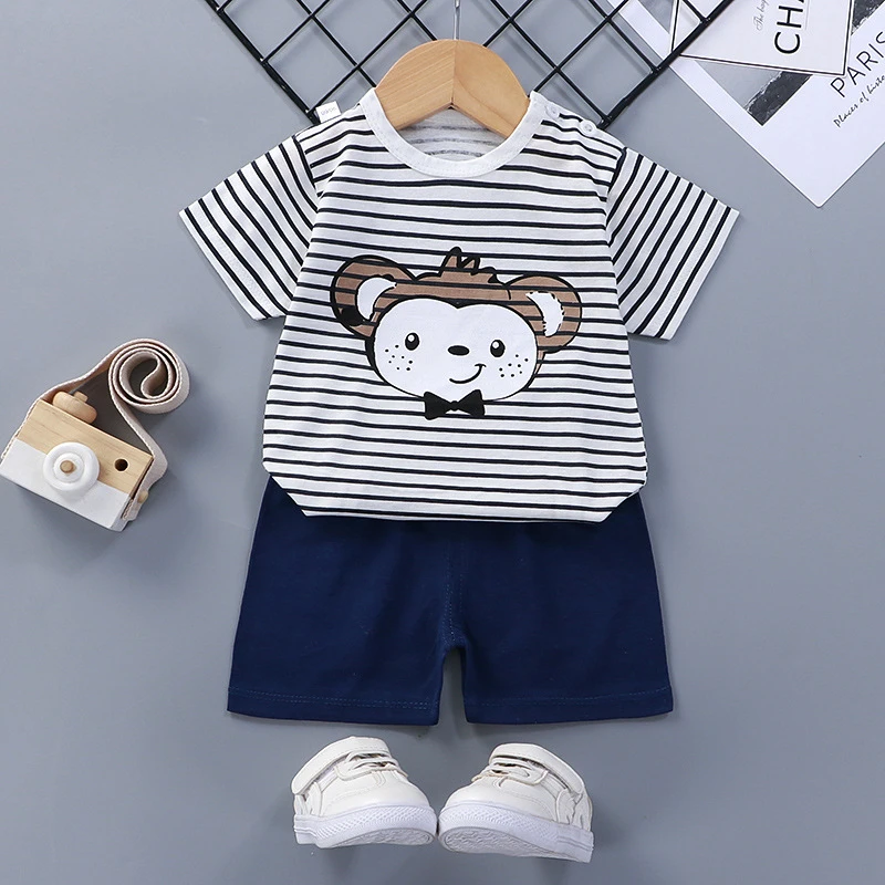 Детский комплект с жирафом модная детская одежда из 2 предметов Повседневный