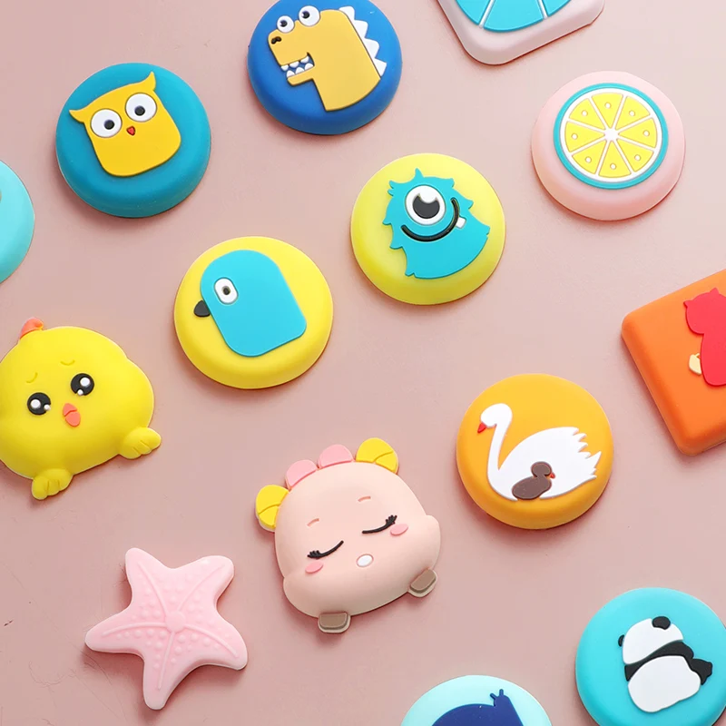 Самоклеящиеся Мультяшные силиконовые пробки для шкафа бампер домашнего прибора