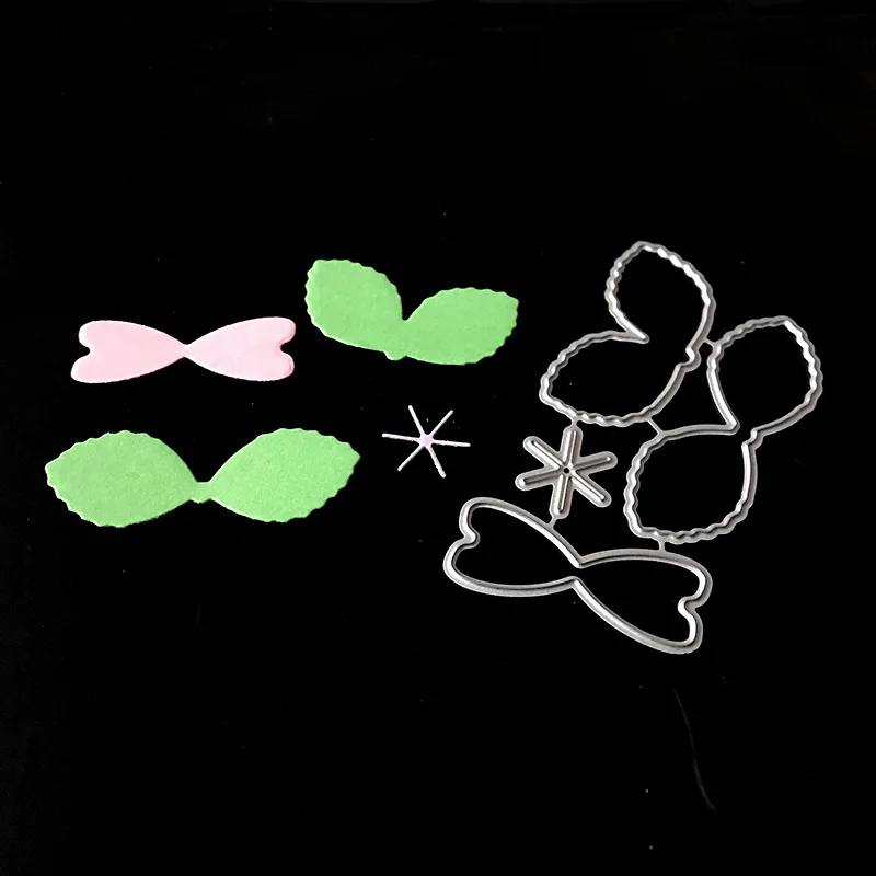 3D металлический трафарет для вырезания цветов сделай сам скрапбукинг альбом