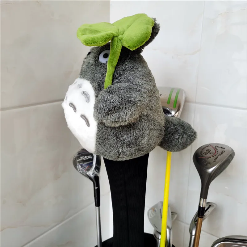 Новинка плюшевый чехол для головы водителя животного Totoro Golf 460cc Деревянный 2