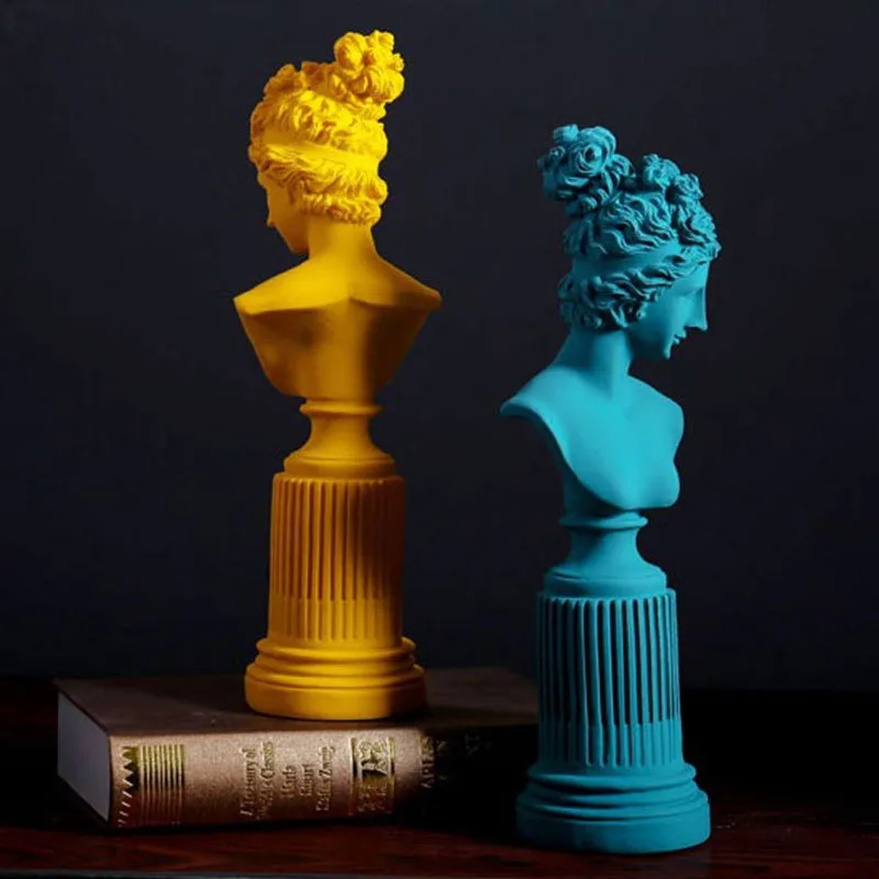 Скандинавский Декор для дома статуя из смолы персонаж скульптура украшение