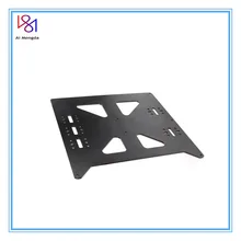 Black Aluminum Y Carriage Anodized Plate Upgrade V2 Hot Bed Support Plate for Prusa i3 RepRap DIY 3D Printer parts