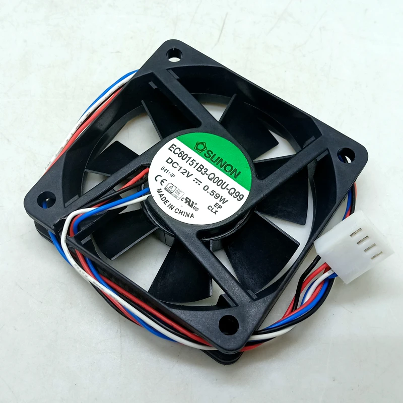 1 шт. оригинальный для Sunon 12 В 0 59 Вт тихий вентилятор 6015 60 мм 60*60*15 EC60151B3-Q00U-Q99