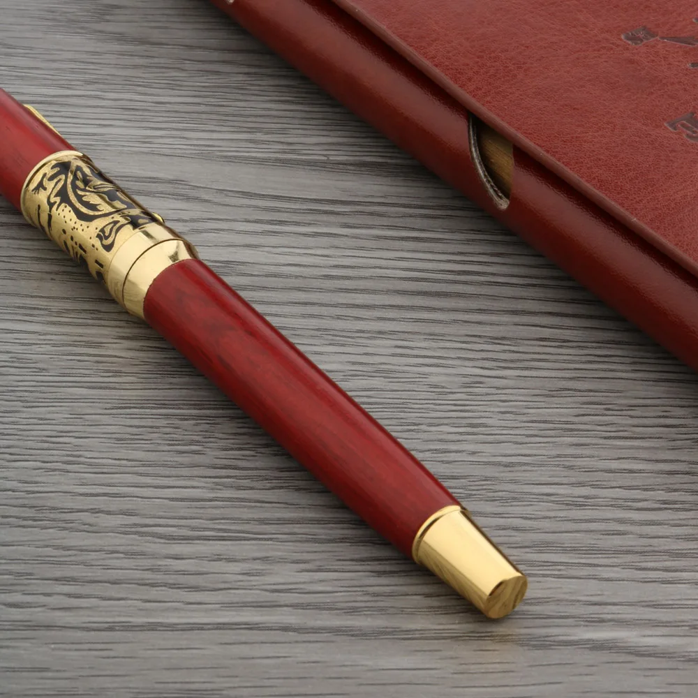 Роскошный Красный Белый Орел кусок гладкая отделка м деревянная авторучка