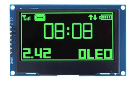 Модуль OLED-дисплея 2 42 дюйма x 6 4 модуль ЖК-HD-экрана SSD1309 7-контактный