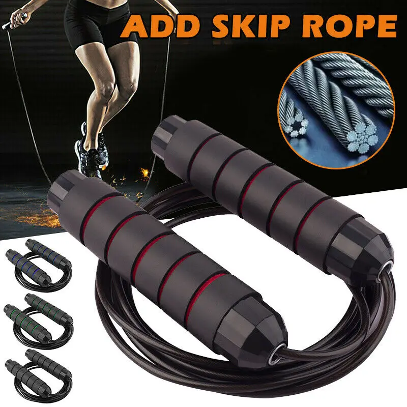 

Bearing jump rope Tangle-Free jumping rope adjustable skipping rope speed Crossfit cuerda para saltar Equipments Skipping