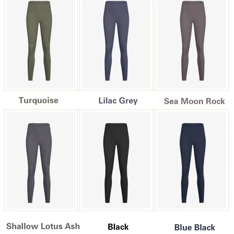 Leggins Mujer Black Soft Naked-feel Workout Leggings Women Gym Clothing Yoga Pants Tights Squatproof High Waist Fitness Sport