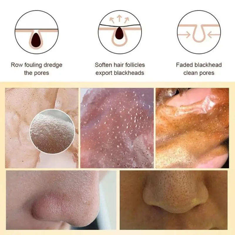 

40g Remove Blackhead Tear Pull Mask Peeling Oil-Control Serum Shrink Pores Improve Rough Skin Whitening Skin Care