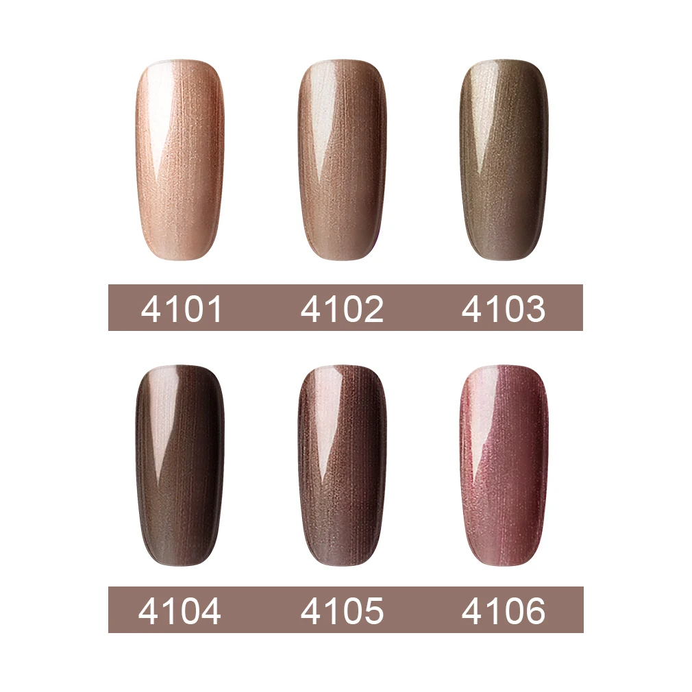 HNM 8 мл Бронза Серии УФ-гель для ногтей DIY нарл искусство впитывающийся Гибридный