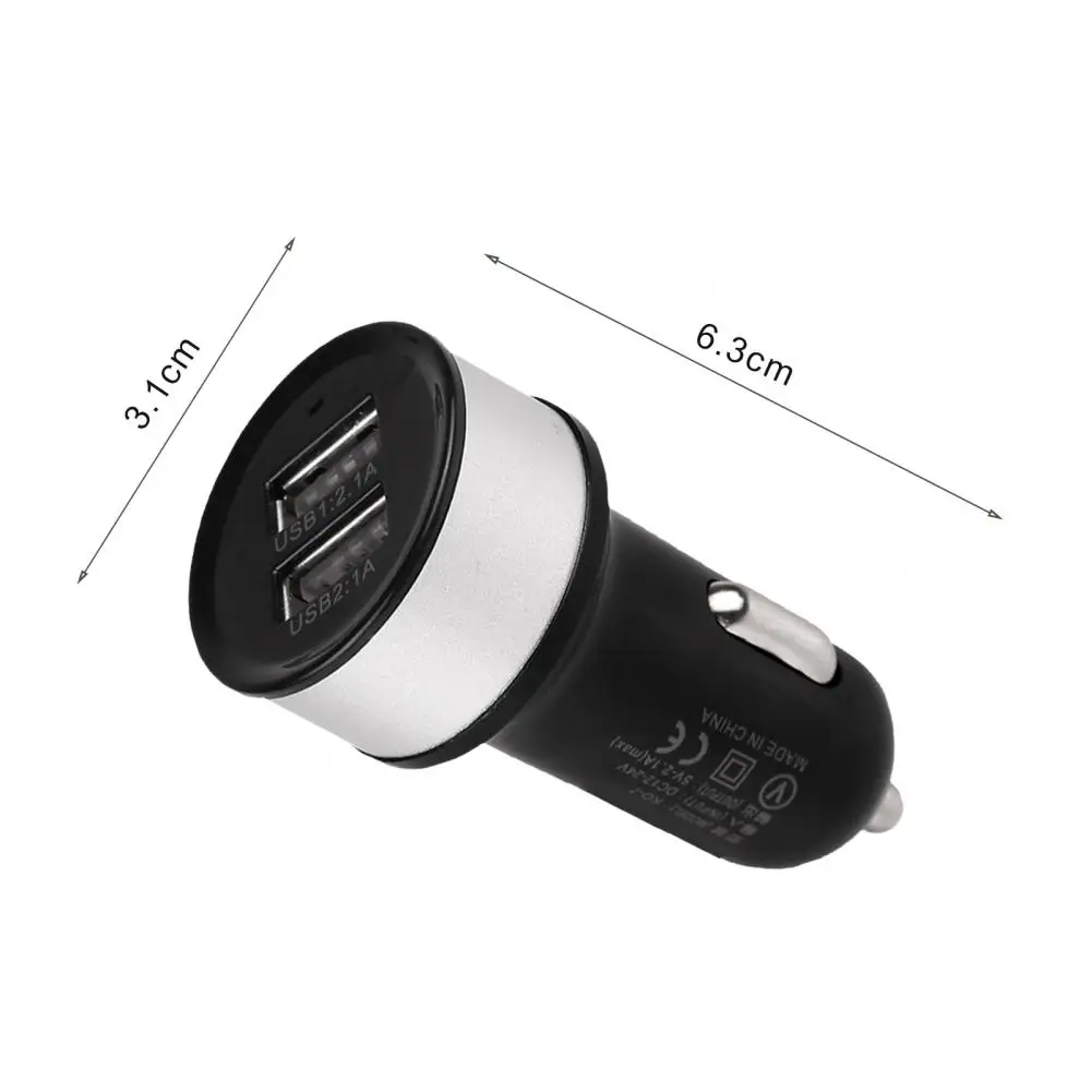 Автомобильное зарядное устройство с 2 USB-портами 3 1 А |