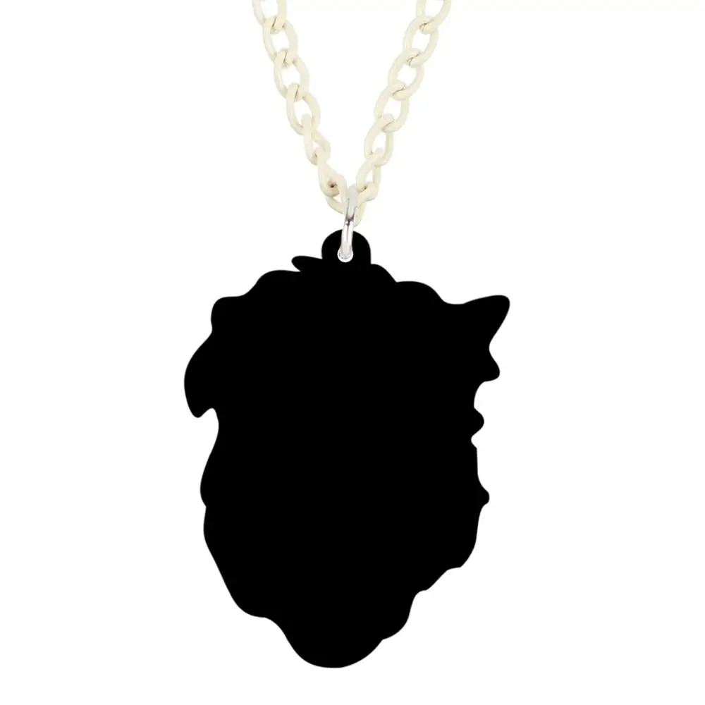 WEVENI акрил аниме Альпака верблюд ожерелье с подвеской в форме головы цепи