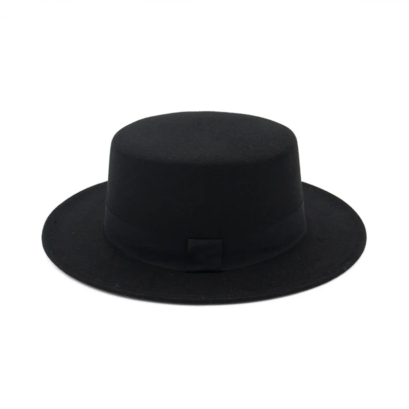 Новая мода унисекс Шерсть Fedora Шляпа смесь Джаз Кепка с широкими полями простая