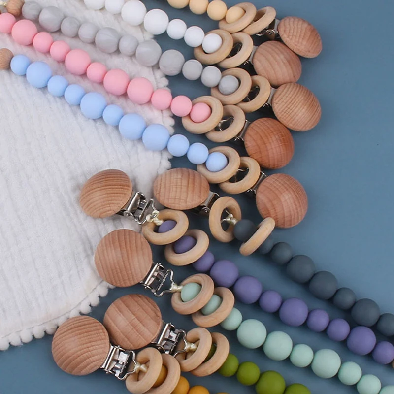 

Детская невыпадающая Соска-падение Соска-пустышка на цепочке с Безопасность силиконов бусов младенца соска успокоить соска-цепочка зажимы...