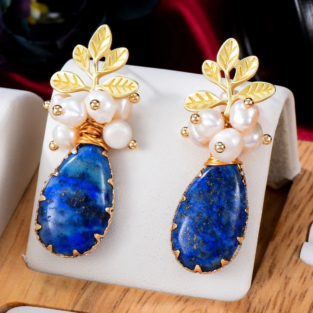 

KellyBola Luxury Classic Dubai Water Drop Zircon Earrings Female Bride High Quality Exquisite Wedding Party Daily Jewelry