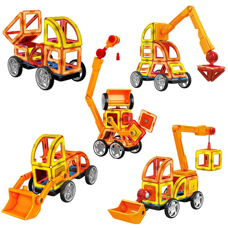 Магнитный дизайнерский Строительный набор сделай сам магнитные строительные