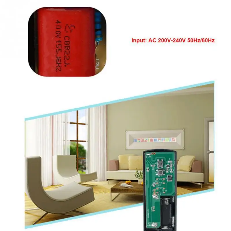 1/2/3 Channel ON/OFF 220V Wireless Remote Control Switch Receiver Transmitter for Lamp Light Ways Digital | Обустройство дома