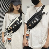 2021 new harajuku inschao brand leisure student couples messenger bag