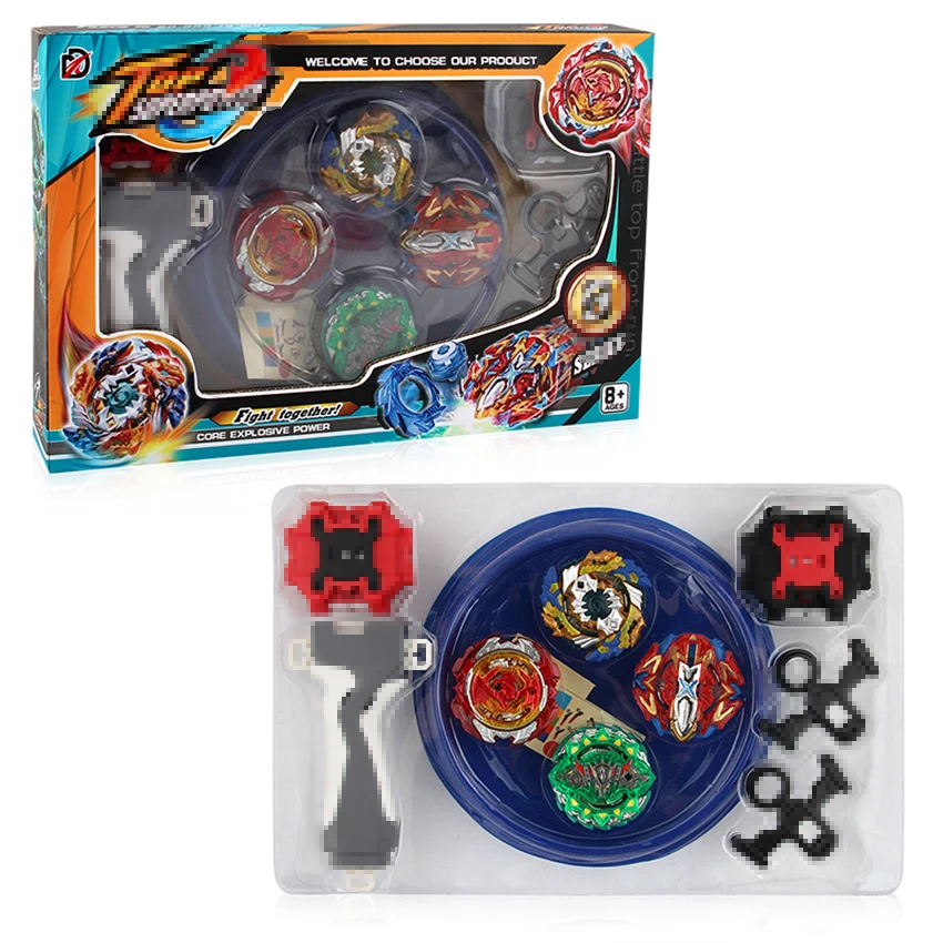 Новые 4 шт. Bayblades Burst Box держатель Beyblades Popper 4D Fusion Metal Arena битва Классические игрушки
