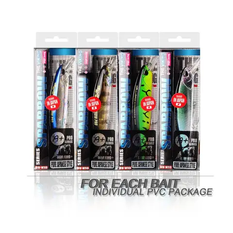 BEARKING BESTE PRIJS 4PCS Elke set geassorteerde kleuren, Minnow Crank Magnet System Hot Model Crankaas