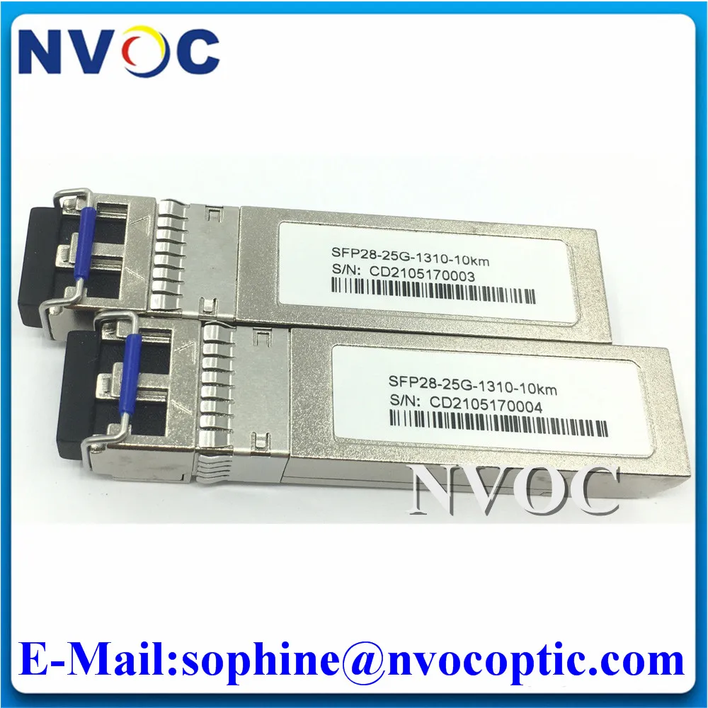 

25Gbps SFP LR 25G SFP28 10km SMF Duplex Dual LC Fiber DDM Optical Transceiver Module