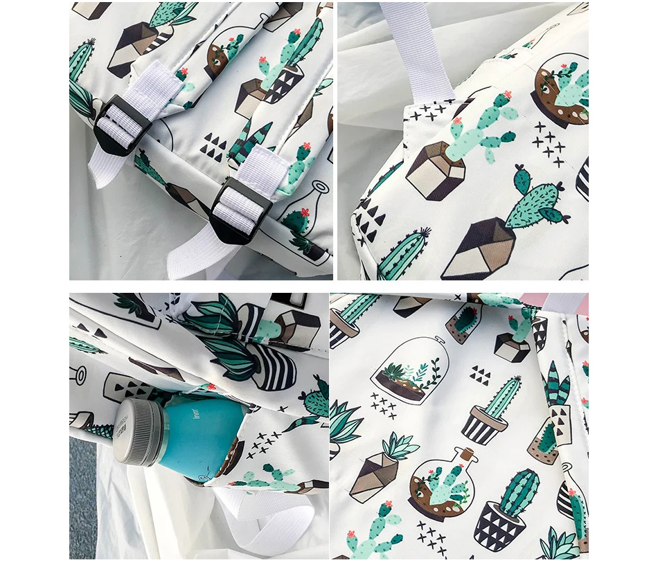 TTOU Ulzzang женский рюкзак с мультяшным котом, милая сумка, водонепроницаемый рюкзак для ноутбука, школьный рюкзак с модным принтом, дорожные сумки Mochilas