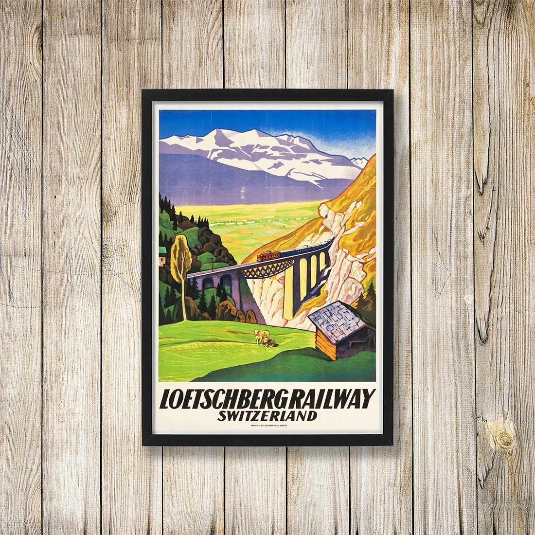 Ретро путешествия плакаты Швейцария лыжный лодочный холст живопись старинный крафт детский плакат классические настенные художественные наклейки для детской