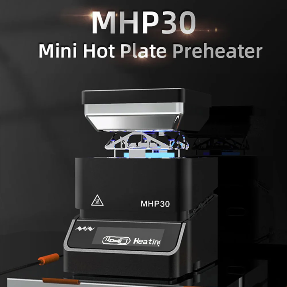

Hot Plate Preheater Mini Constant Temperature 30x30mm Heating Area Phone Digital Components Repair Heating Plate Tools