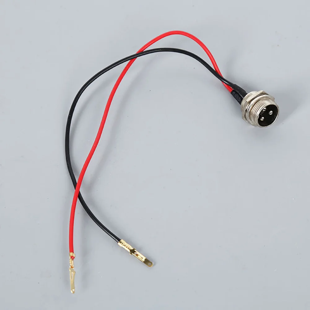 3 Pin 3 Pole Connector 2 Wire Hoverboard Charging Port Hoverboards Charging Cable Plastic Metal For Electric Scooter Balance Car