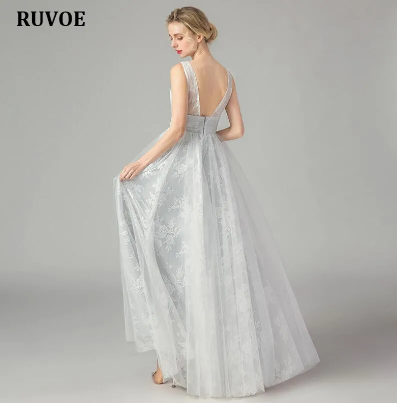 Новые платья с глубоким V-образным вырезом длиной до пола для свадебных гостей и