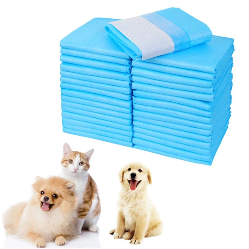 100/50/40/20PCS Super Absorbent Pet Diaper Dog Training Pee Pads Disposable Healthy Nappy Mat For Pet Dog Cats XL/L/M/S 4 Sizes