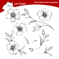petal clear stamps for scrapbooking card making photo album silicone stamp diy decorative crafts