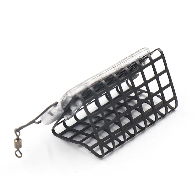 Metal Triangle Fishing Feeder Sinker 30g/60g Bait Basket Cage Tackle Lure Accessories | Спорт и развлечения
