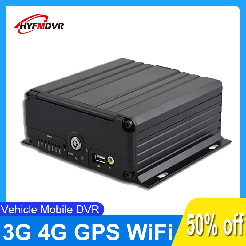 HDD MDVR 4G 3G GPS WiFi Free CMSV6 Видео трансляция в реальном времени для грузовика автобуса