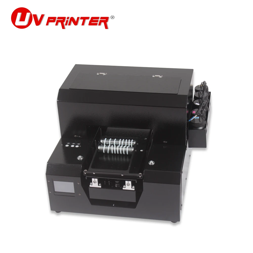 UV DTG printer 6-color inkjet printing for flat and cylindrical mobile phone case/T-shirt/digital fabric printing machine