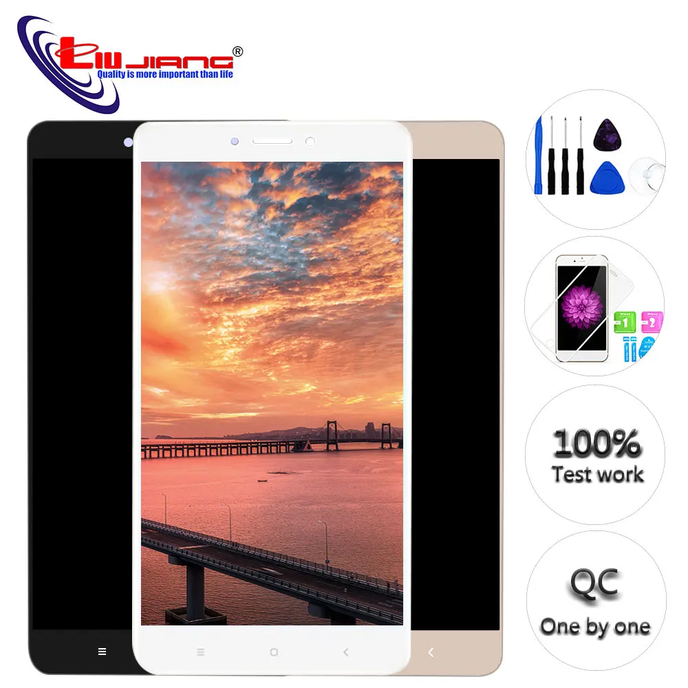 Оригинальный ЖК дисплей для XIAOMI Mi Max 2 сенсорный экран с рамкой запасные части Xiaomi