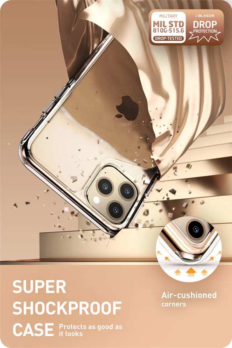 Чехол для iPhone 11 Pro Max 6,5 Дюймов( выпуск) i-Blason Halo серии устойчивый к царапинам ТПУ бампер+ прозрачная задняя крышка чехол