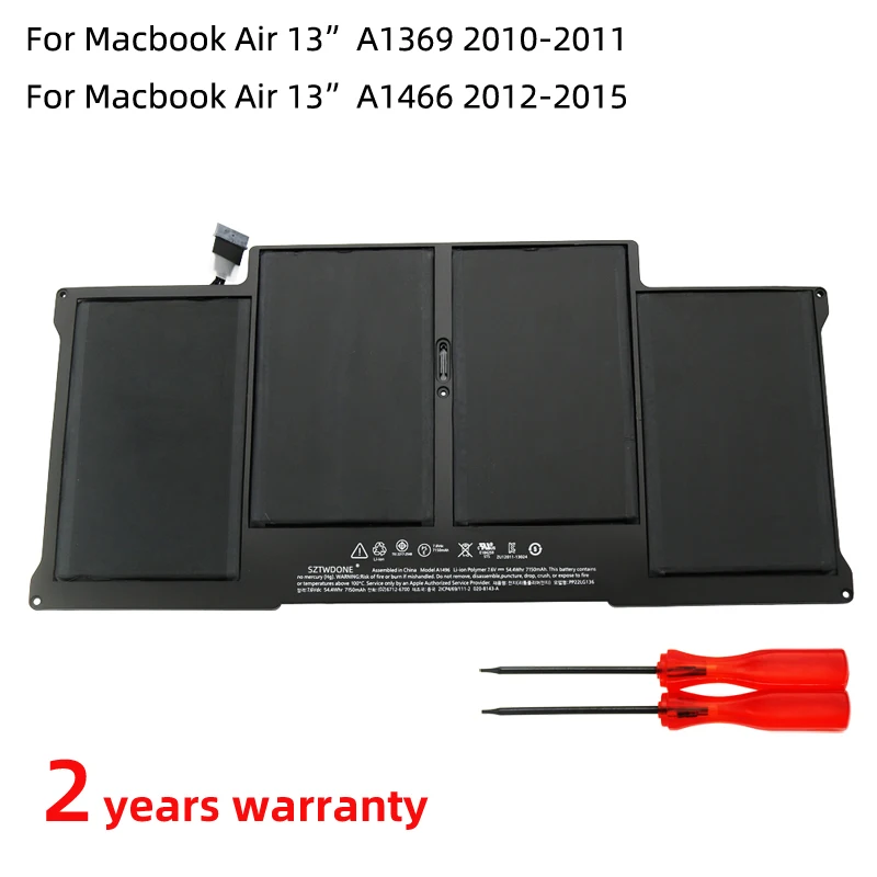 SZTWDONE A1496 Новый аккумулятор для ноутбука APPLE MacBook Air 13 дюймов A1369 A1466 A1377 A1405 MD760LL/A