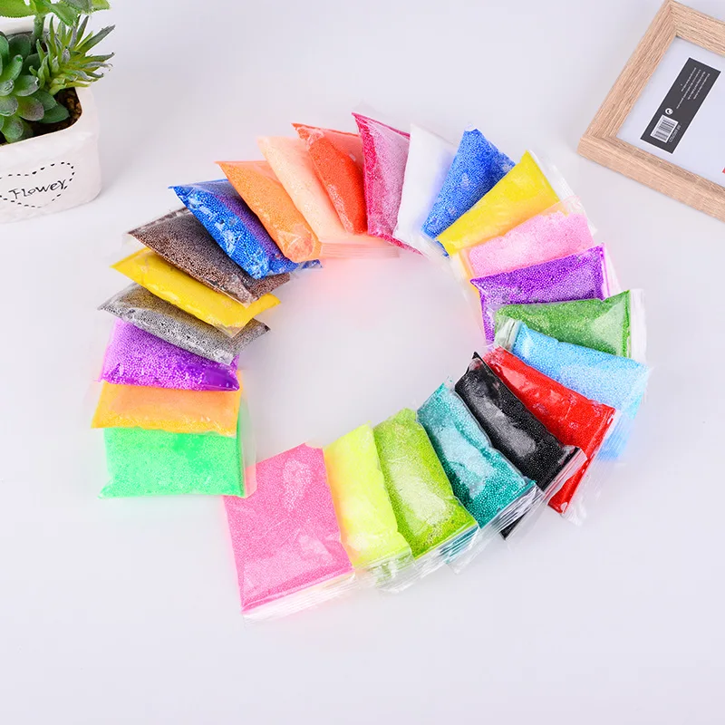 

12pcs 3D Snow Mud Fluffy Floam Slime DIY Stress Relief Children Funny Toy Play