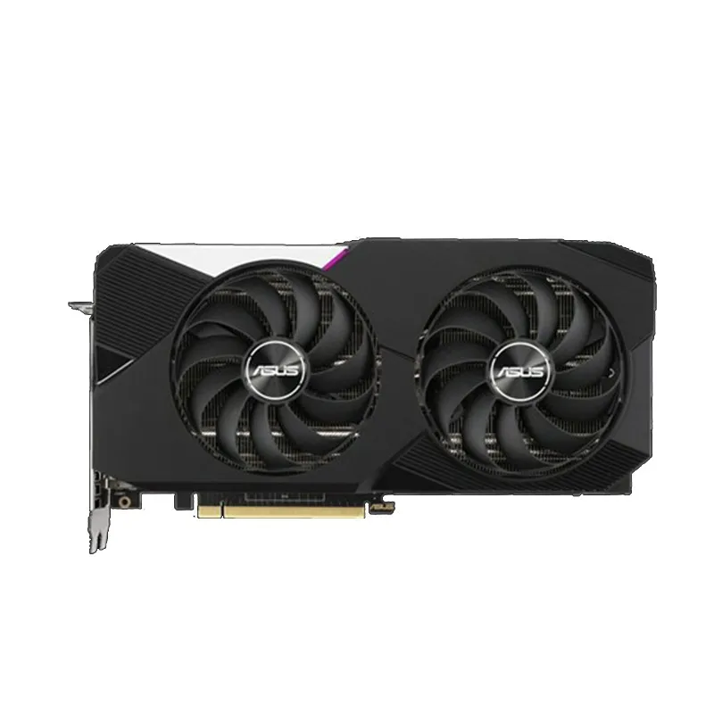 Видеокарта ASUS DUAL-RTX3070-O8G 1725-1755 МГц DirectX 12 Ultimate GDDR6 4 0 бит для игрового компьютера