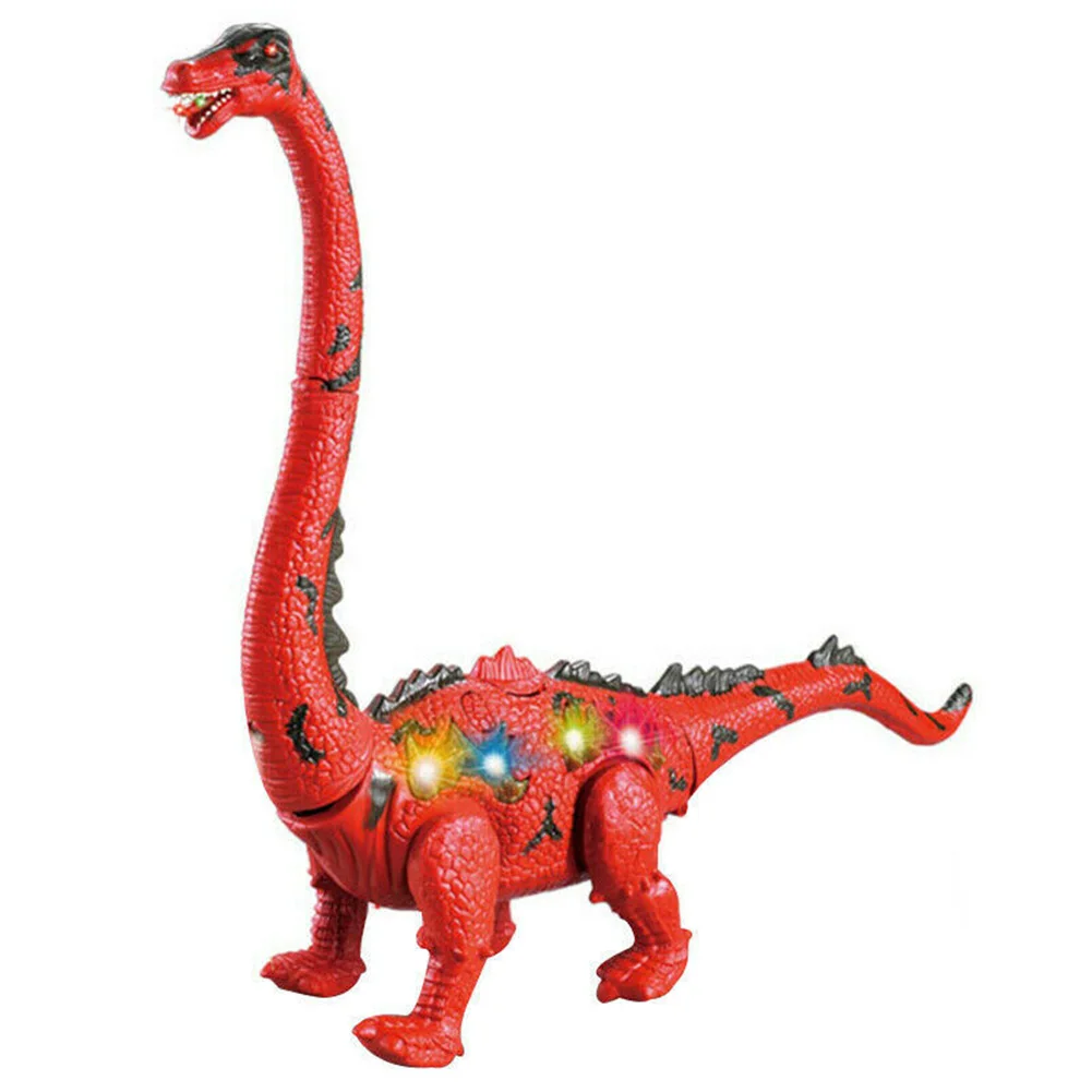 Электрический ходячий динозавр игрушка с длинным горлышком ложные яйца забавная